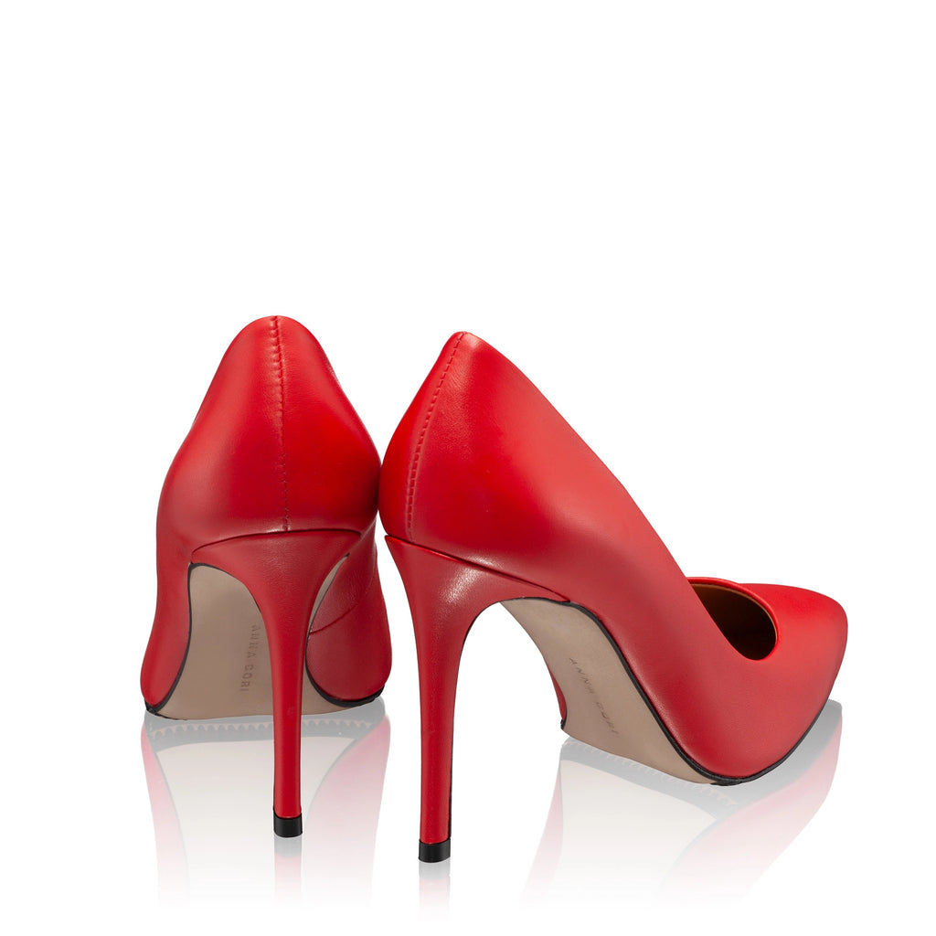 Pantofi Dama Eleganti 7868 Vitello Rosu