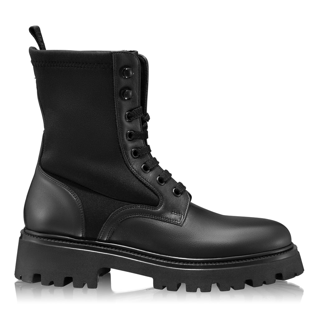 Ghete Dama 7935 Vitello + Stretch Negru