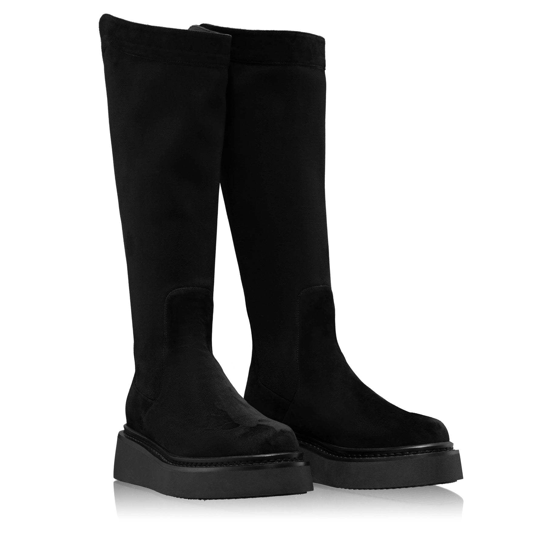 Cizme Dama 7937 Camoscio Negru
