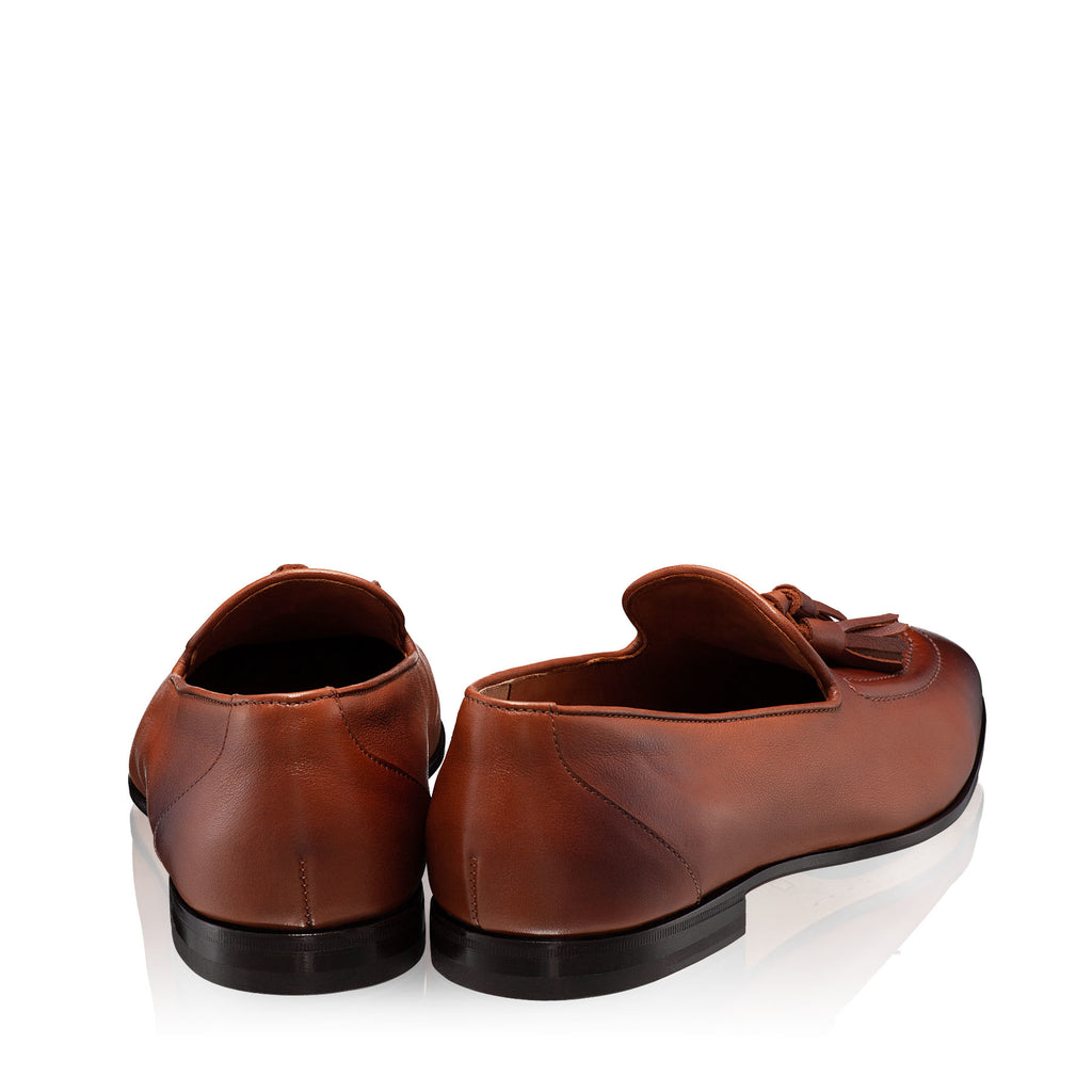 Pantofi Eleganti Barbati 7085 Vitello Cuoio
