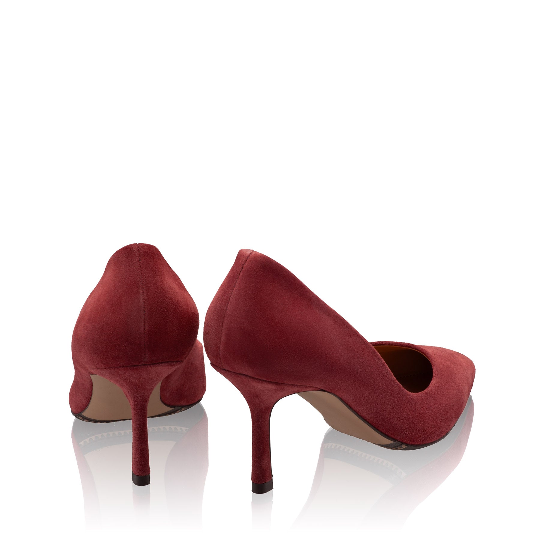 Pantofi Eleganti Dama 8026 Camoscio Bordo
