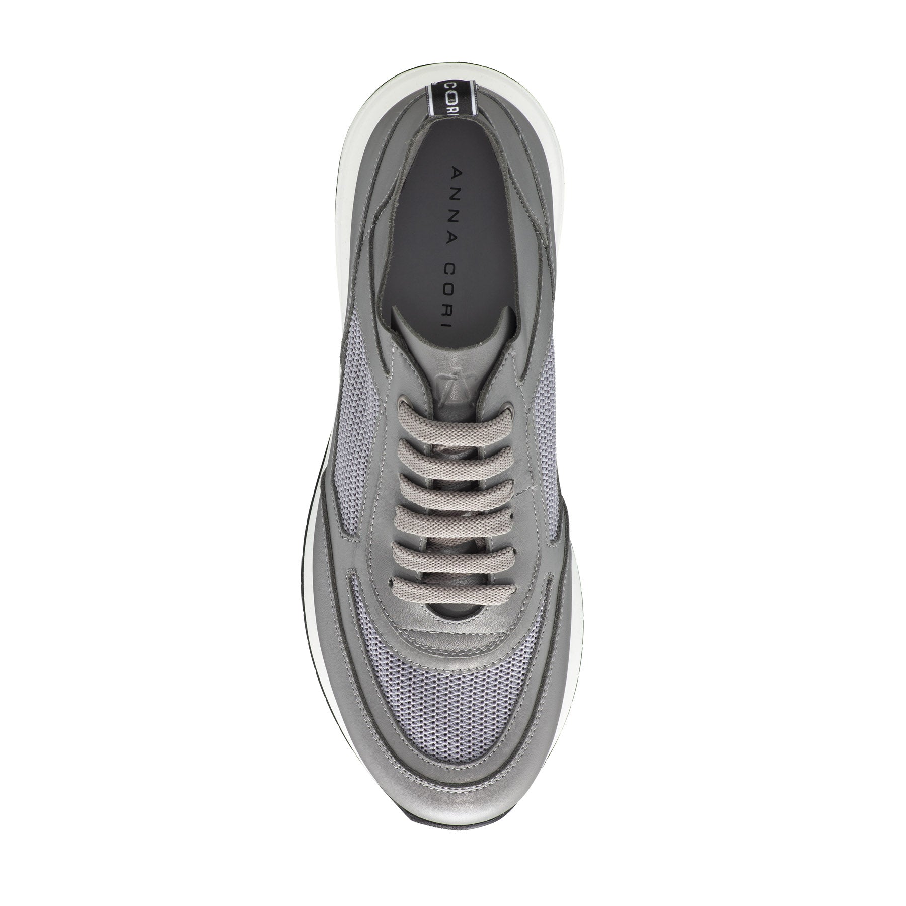 Pantofi Sport Dama 8132 Vitello+Rete Gri