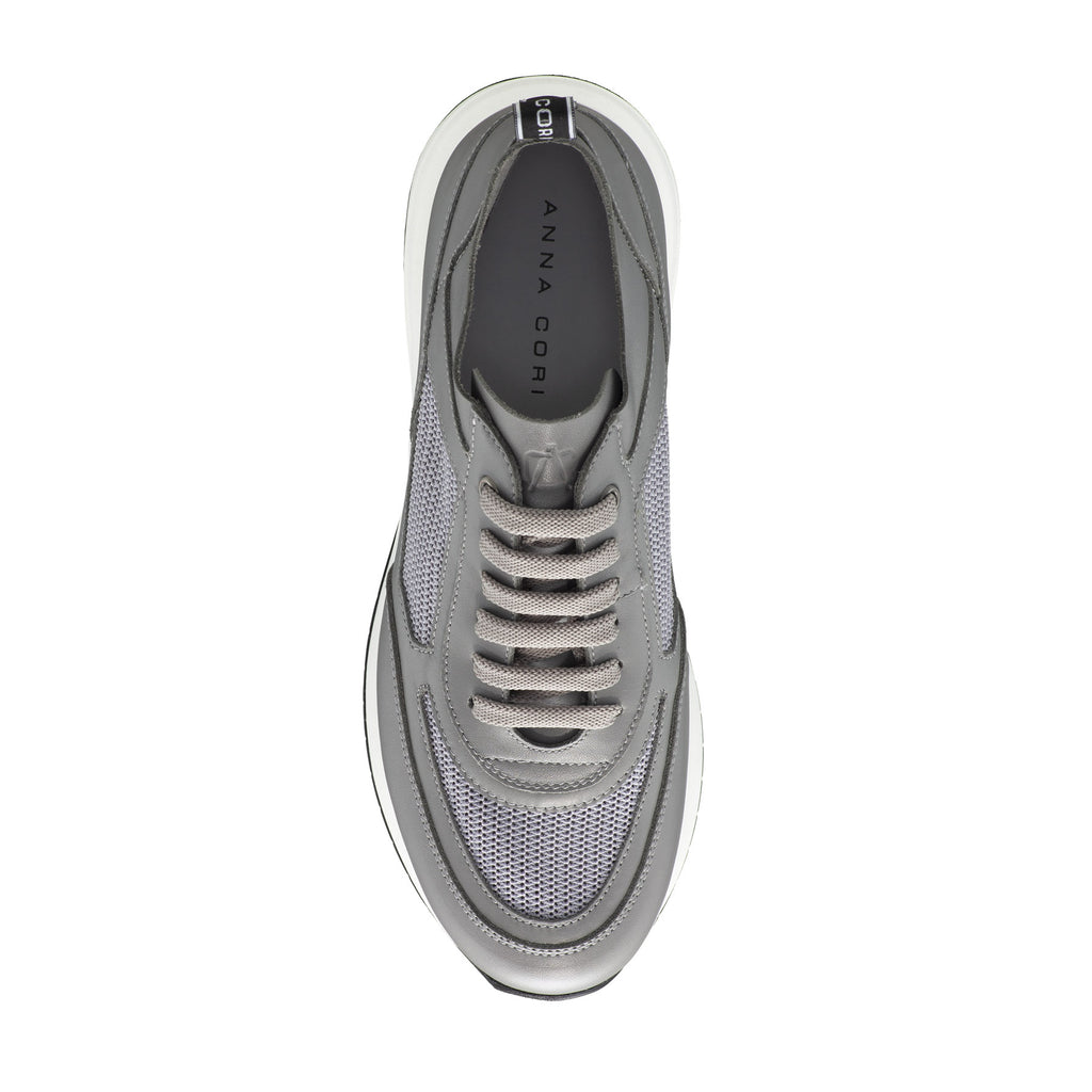 Pantofi Sport Dama 8132 Vitello+Rete Gri