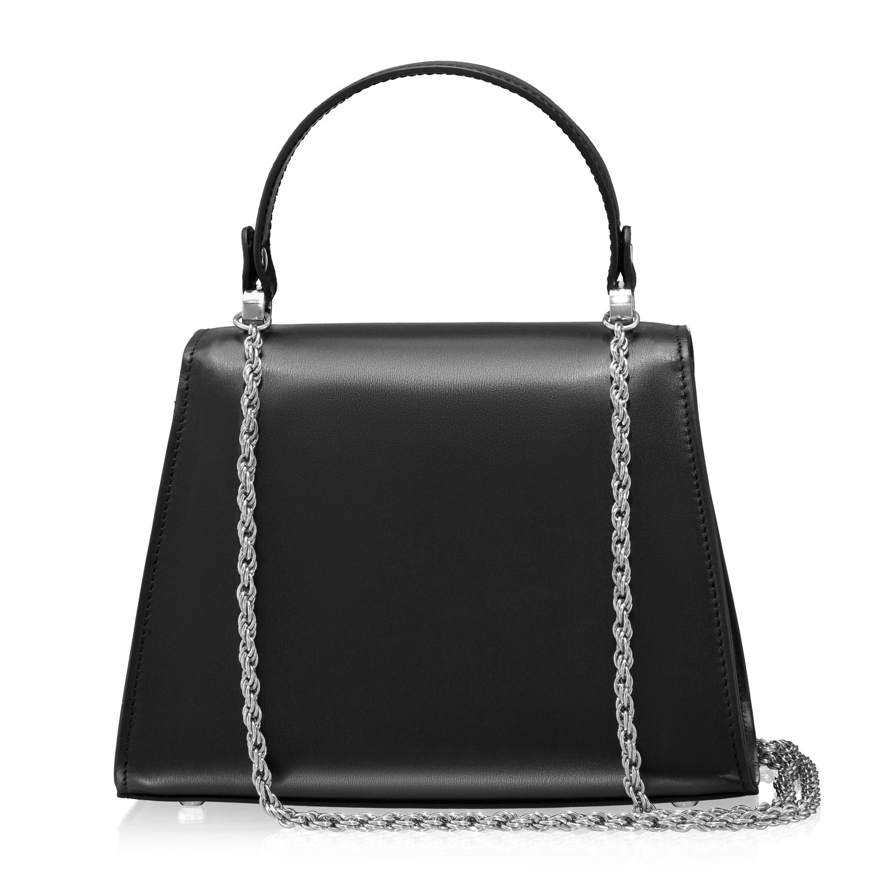GEANTA DAMA DE MANA MARY 01 VIT STAMP NEGRU