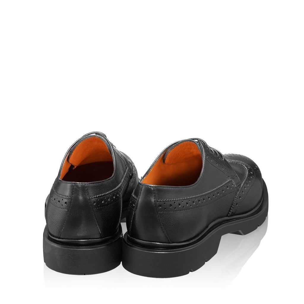 Pantofi Casual Barbati 6921 Vitello Negru