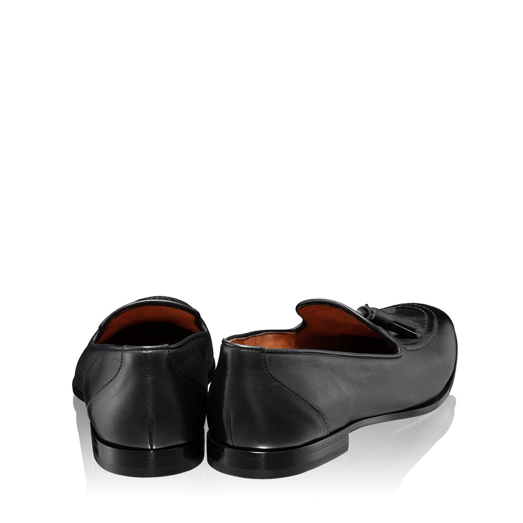 Pantofi Eleganti Barbati 7085 Vitello Negru