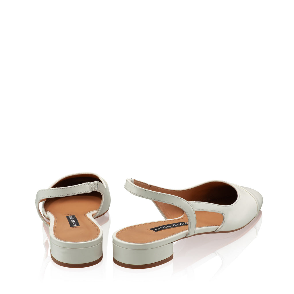 Pantofi Decupati Dama 8078 Vitello+Panna