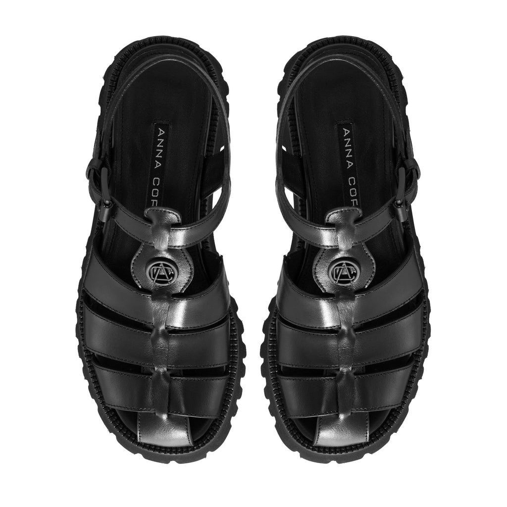 Sandale Dama 7567 Vitello Negru