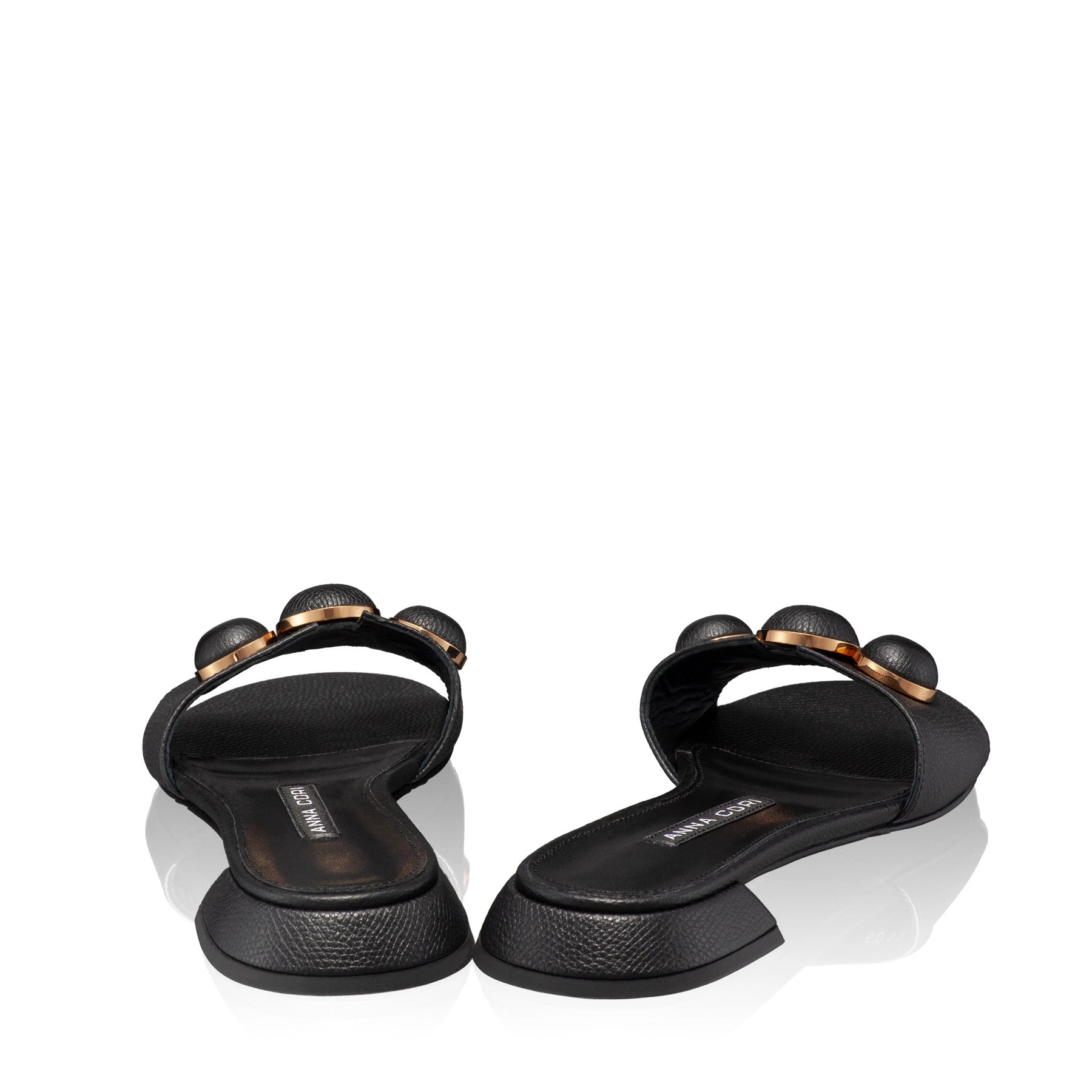 Papuci Dama 6013 Vitello Stamp Negru