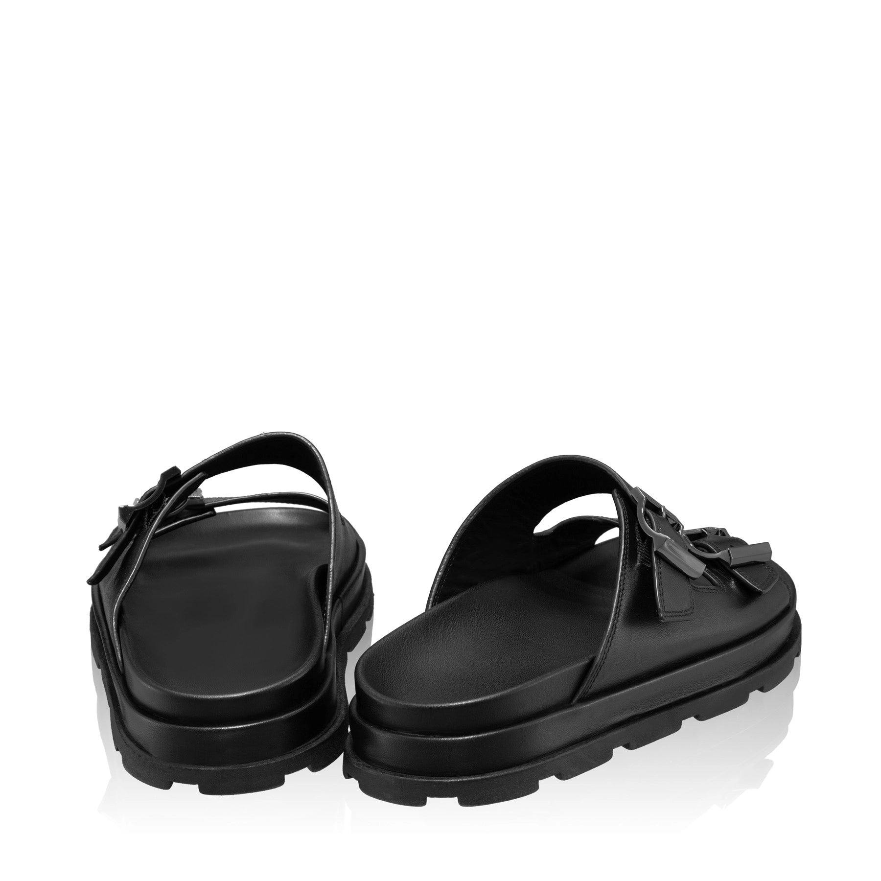 Papuci Dama 7569 Vitello Negru