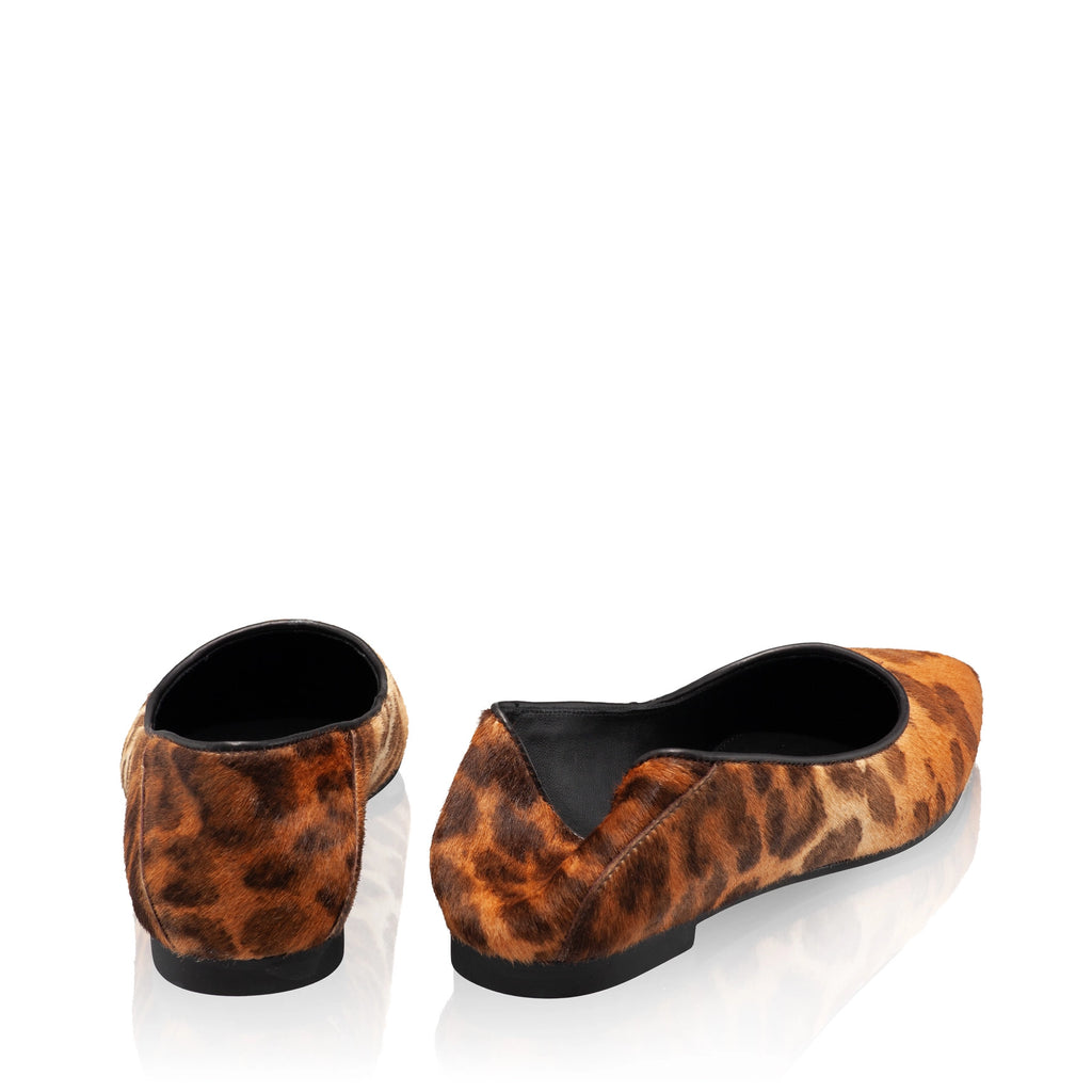 Balerini Dama 8182 Cavallino Leopard Camel+Maro