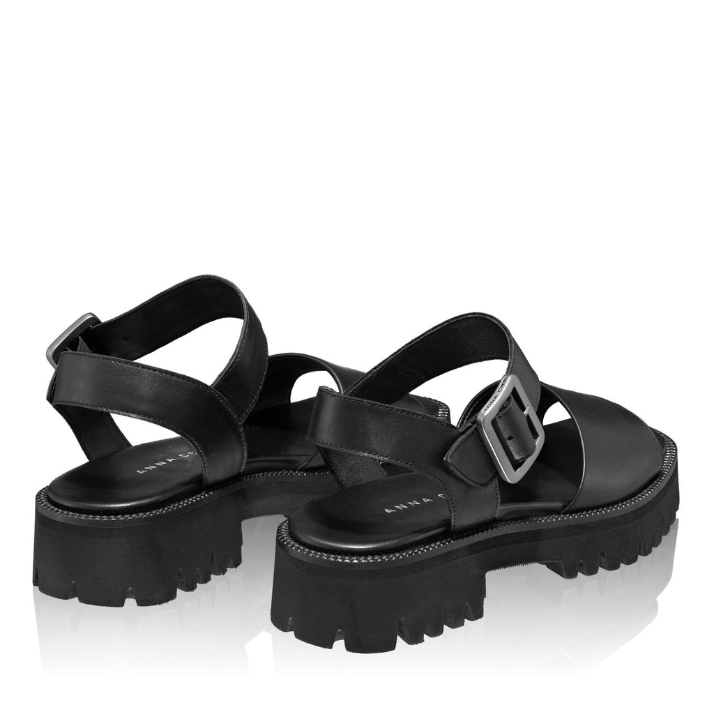 Sandale Dama 5972 Vitello Negru