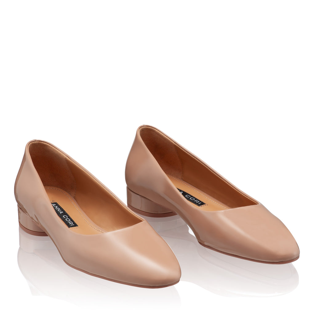 Pantofi Eleganti Dama 8047 Lac Nude