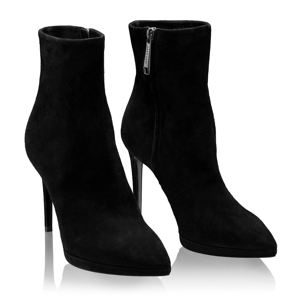 Botine Dama 4330 Camoscio Negru