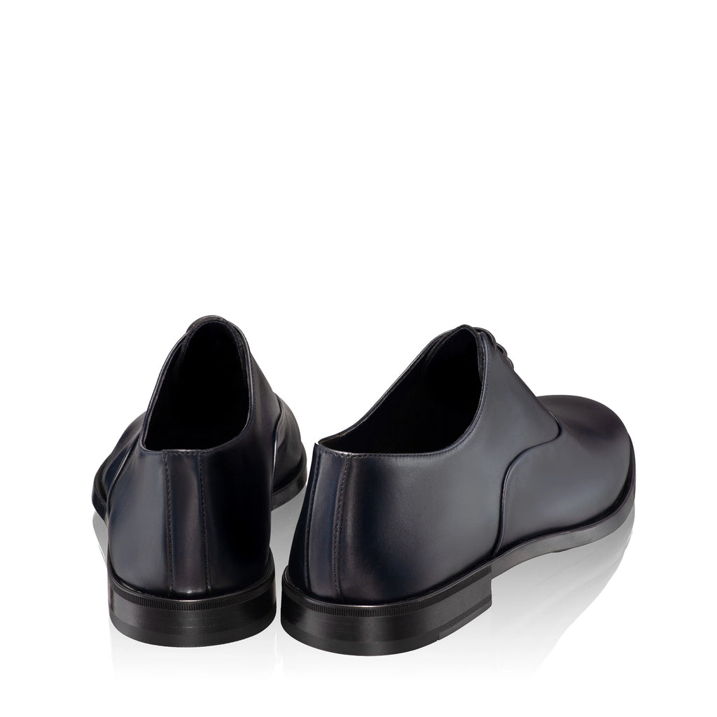 Pantofi Eleganti Barbati 7343 Vitello Blue