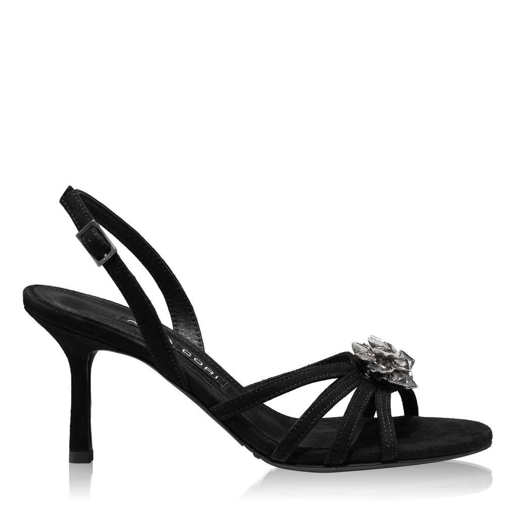 Sandale Dama 8029 Camoscio Negru