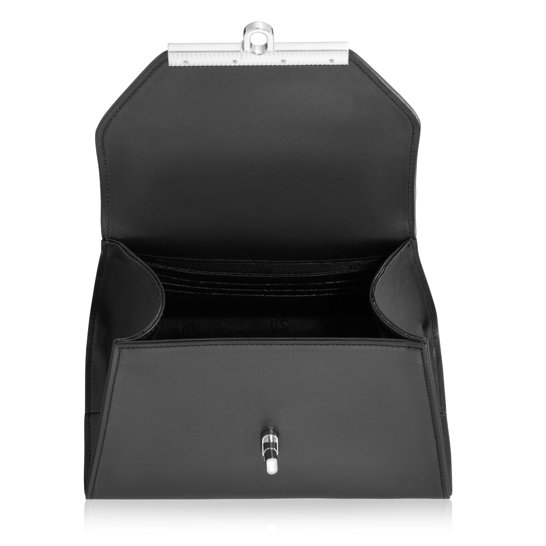 GEANTA DAMA DE MANA MARY 01 VIT STAMP NEGRU