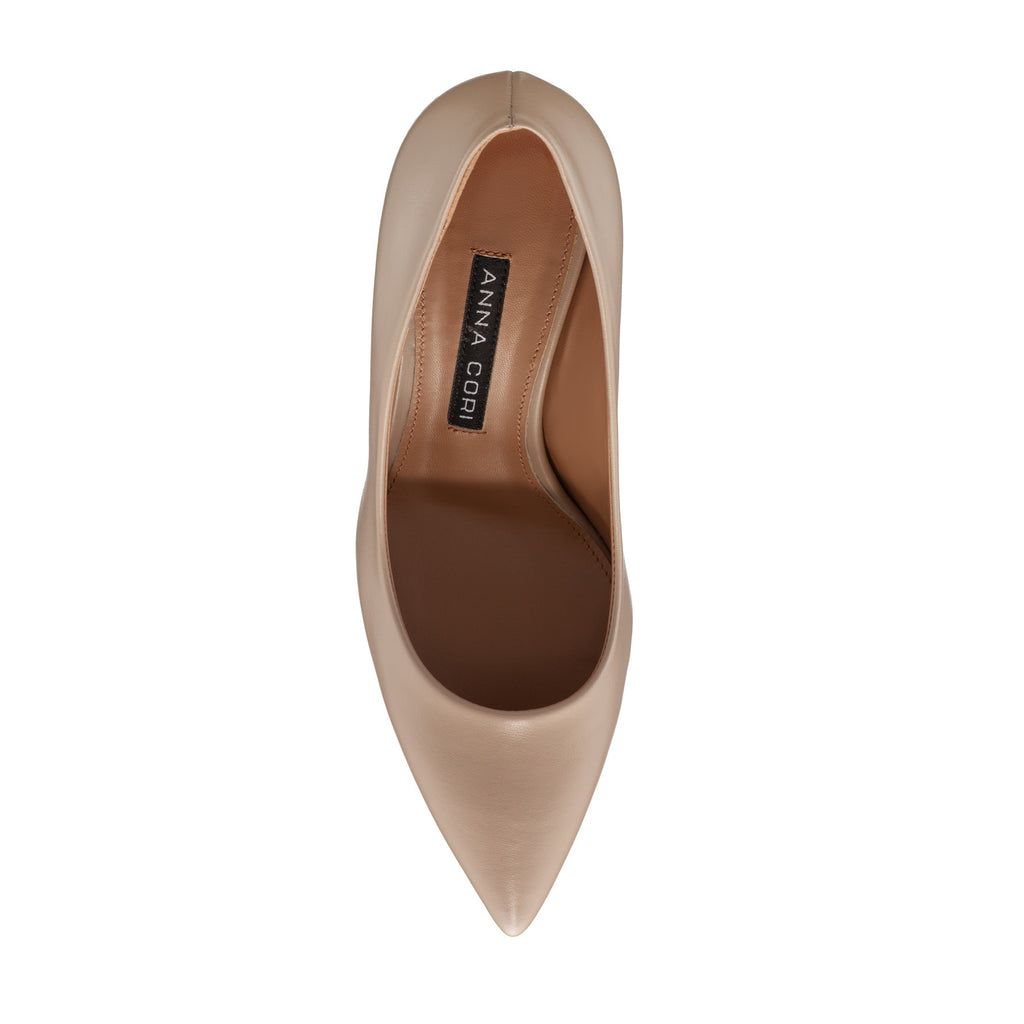 Pantofi Eleganti Dama 6146 Vitello Bej