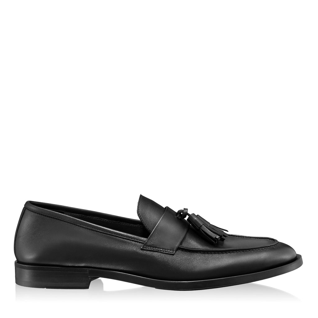 Pantofi Eleganti Barbati 7609 Vitello Negru