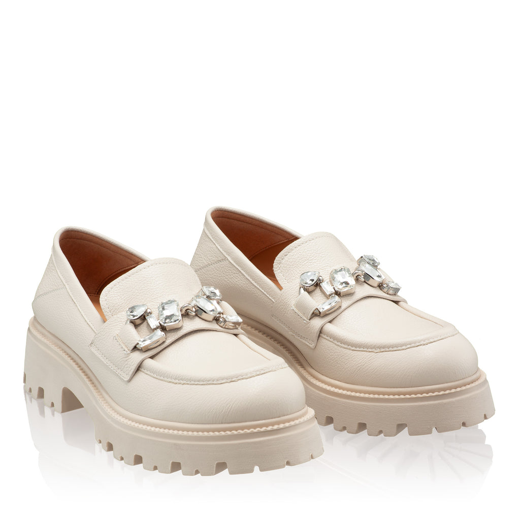 Pantofi Casual Dama 7596 Bottalato Panna