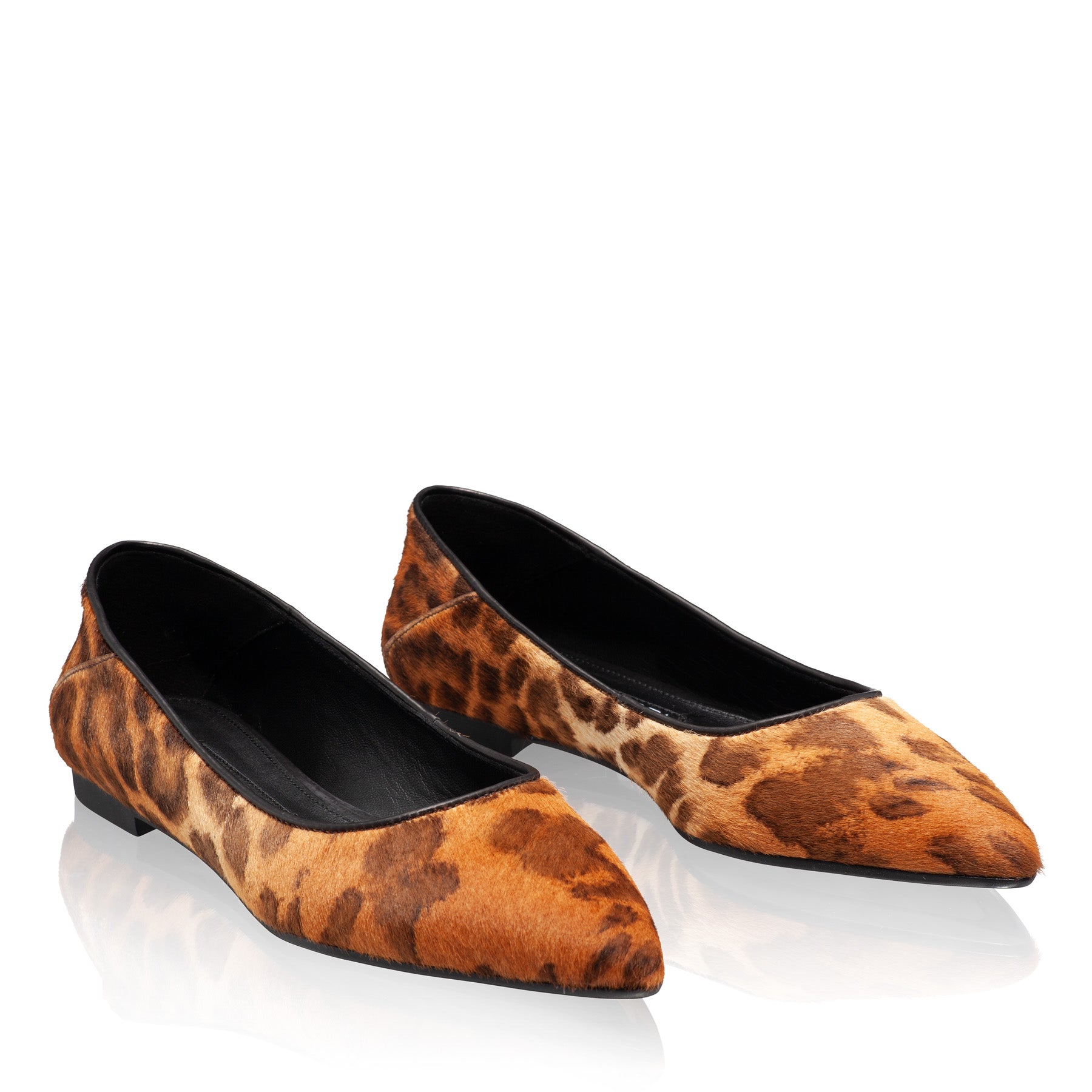 Balerini Dama 8182 Cavallino Leopard Camel+Maro
