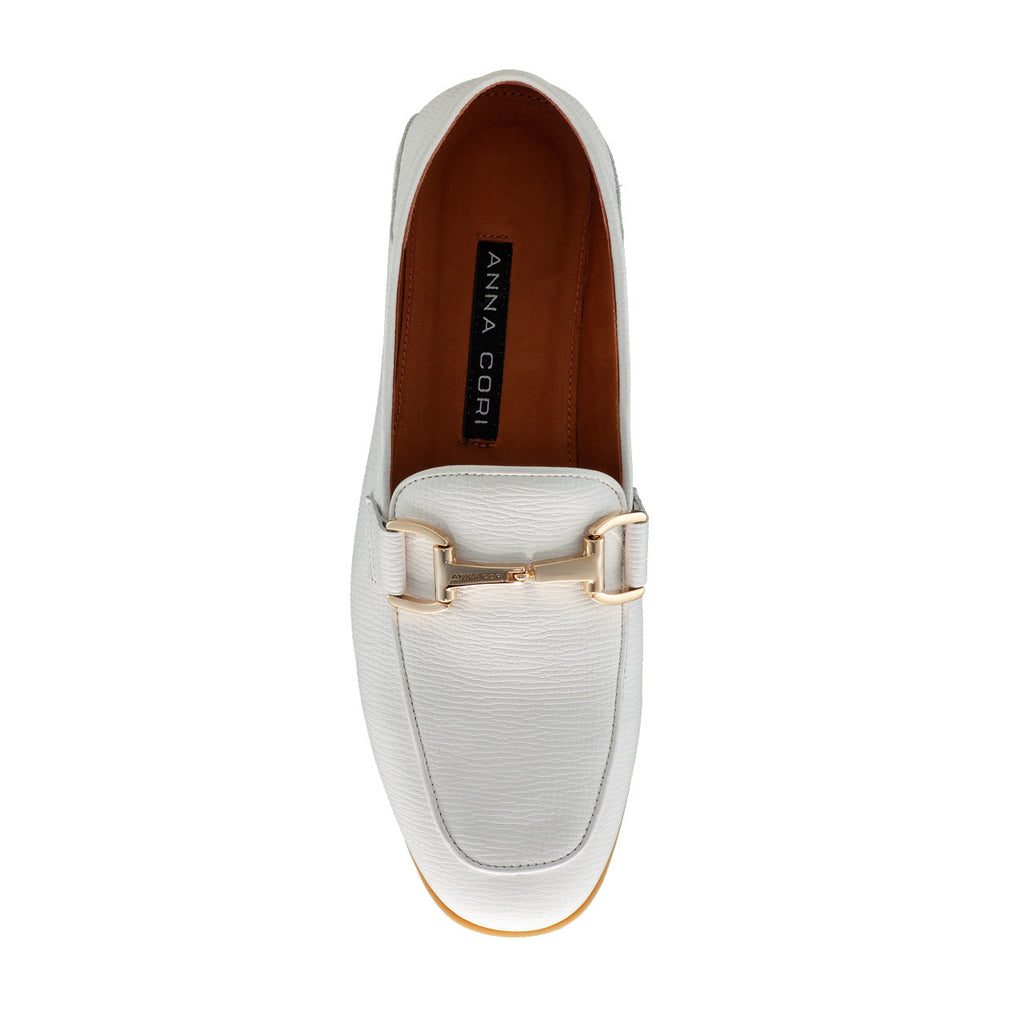 Pantofi Casual Dama 6221 Vitello Stamp Alb
