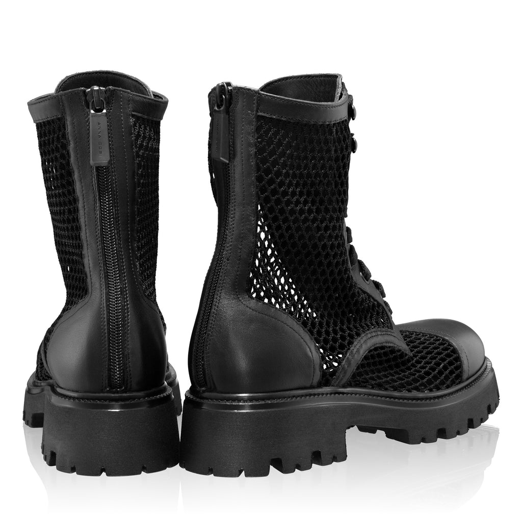 Ghete Dama 8118 Vitello+Rete Negru