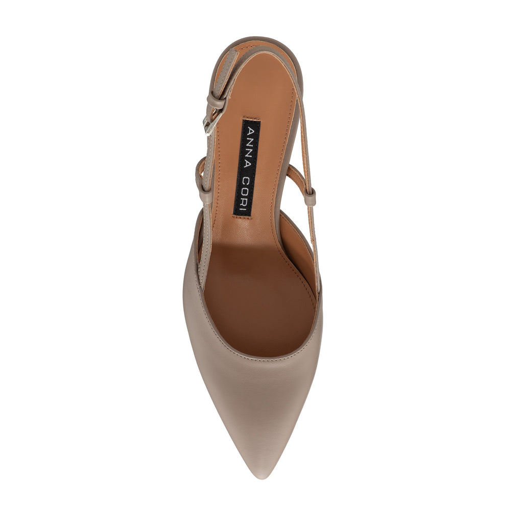 Pantofi Decupati Dama 8053 Vitello Taupe