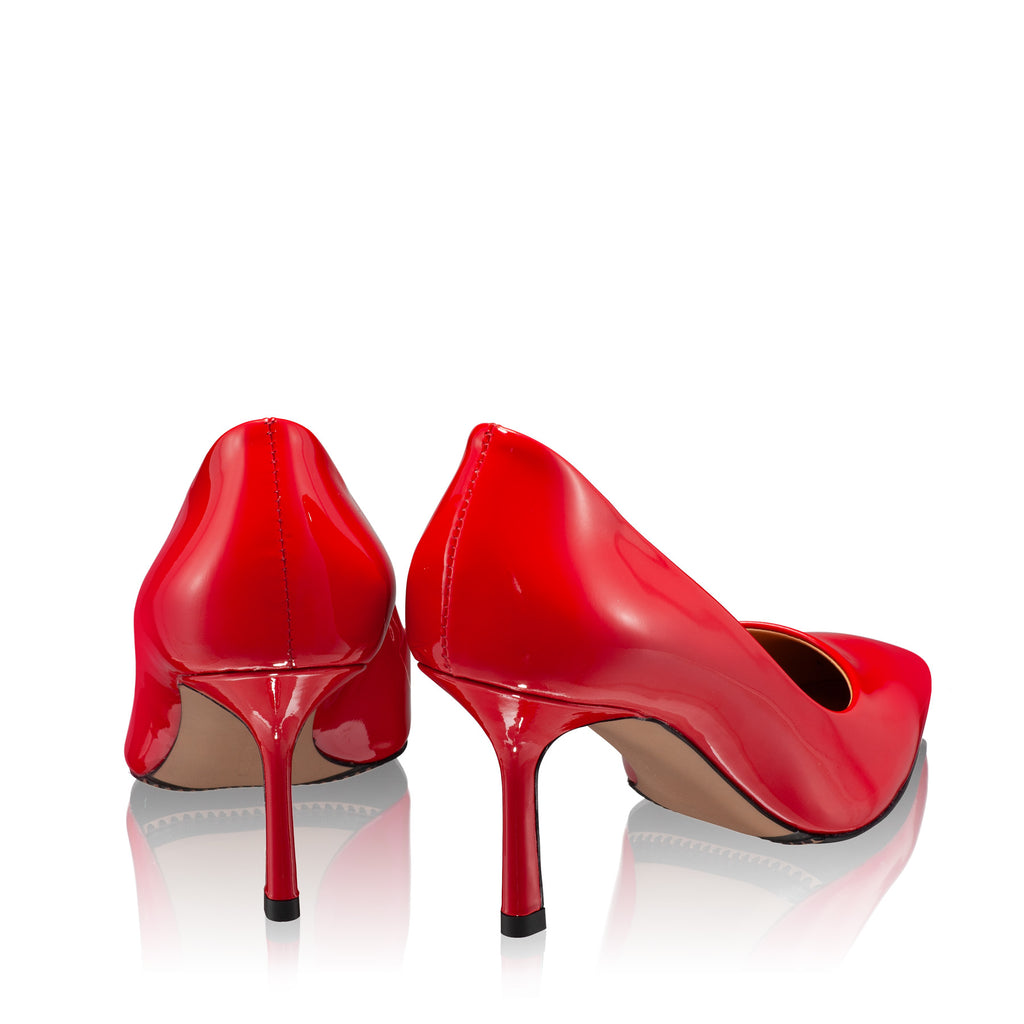 Pantofi Eleganti Dama 8026 Lac Rosu