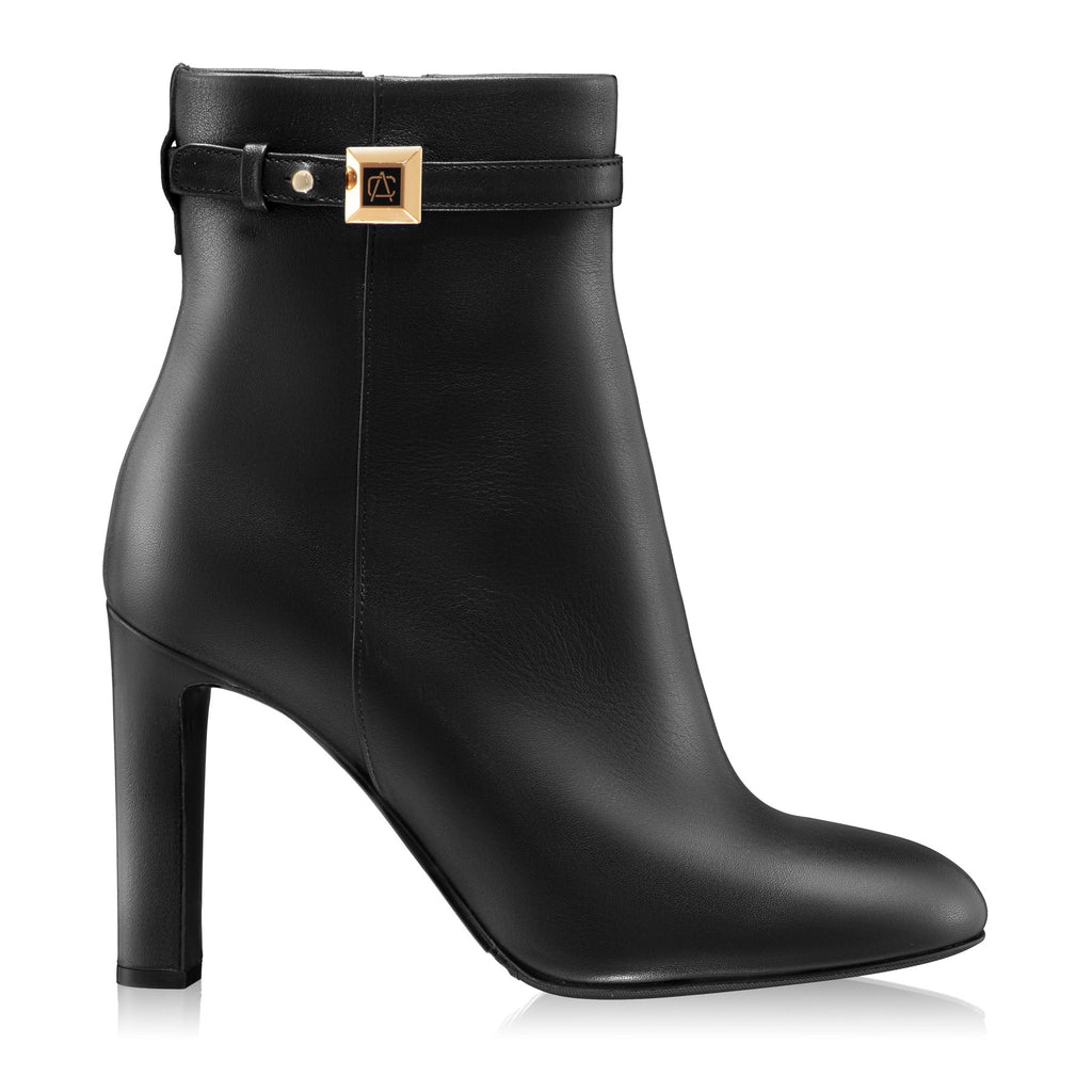 Botine Dama 7972 Vitello Negru