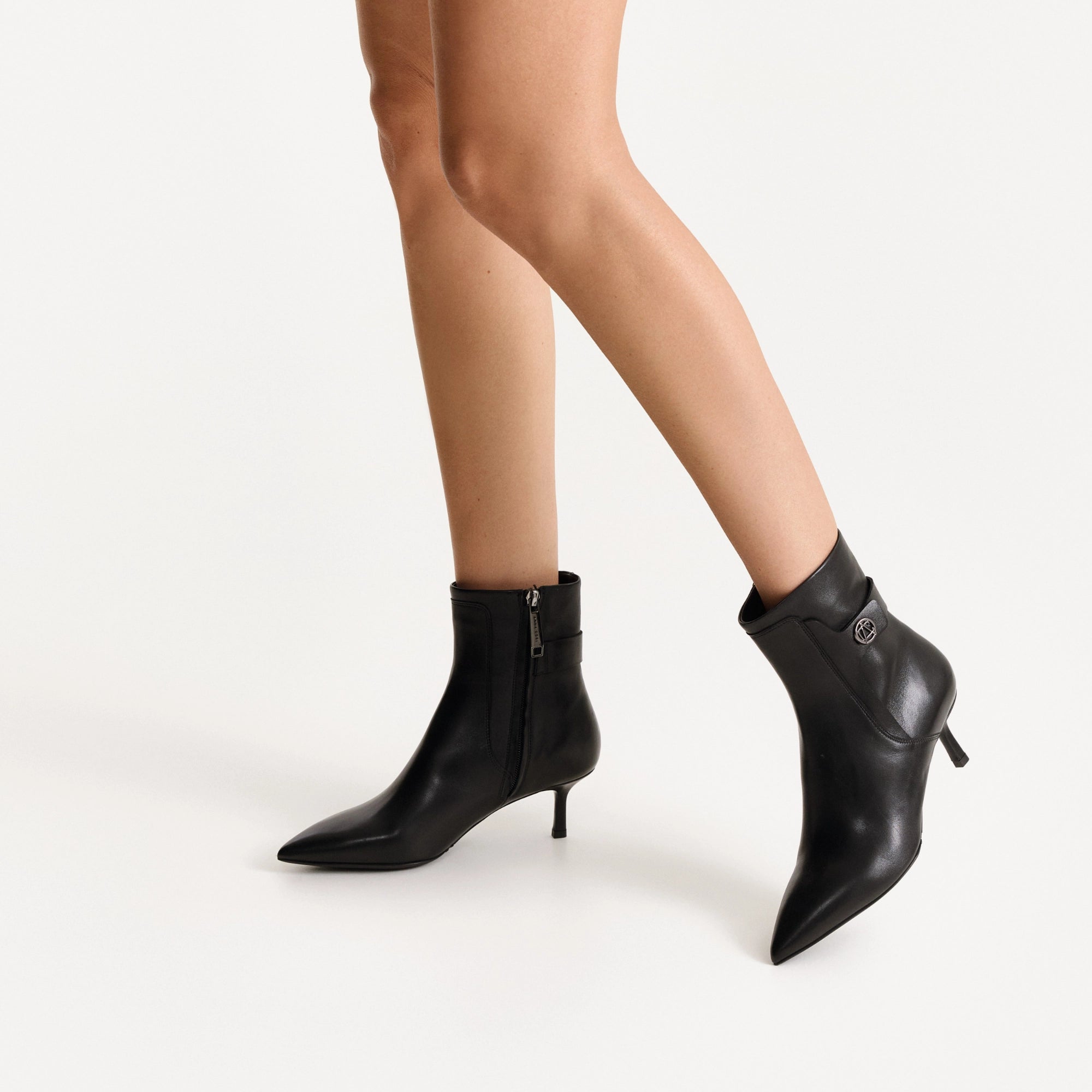 Botine Dama 8194 Vitello Negru