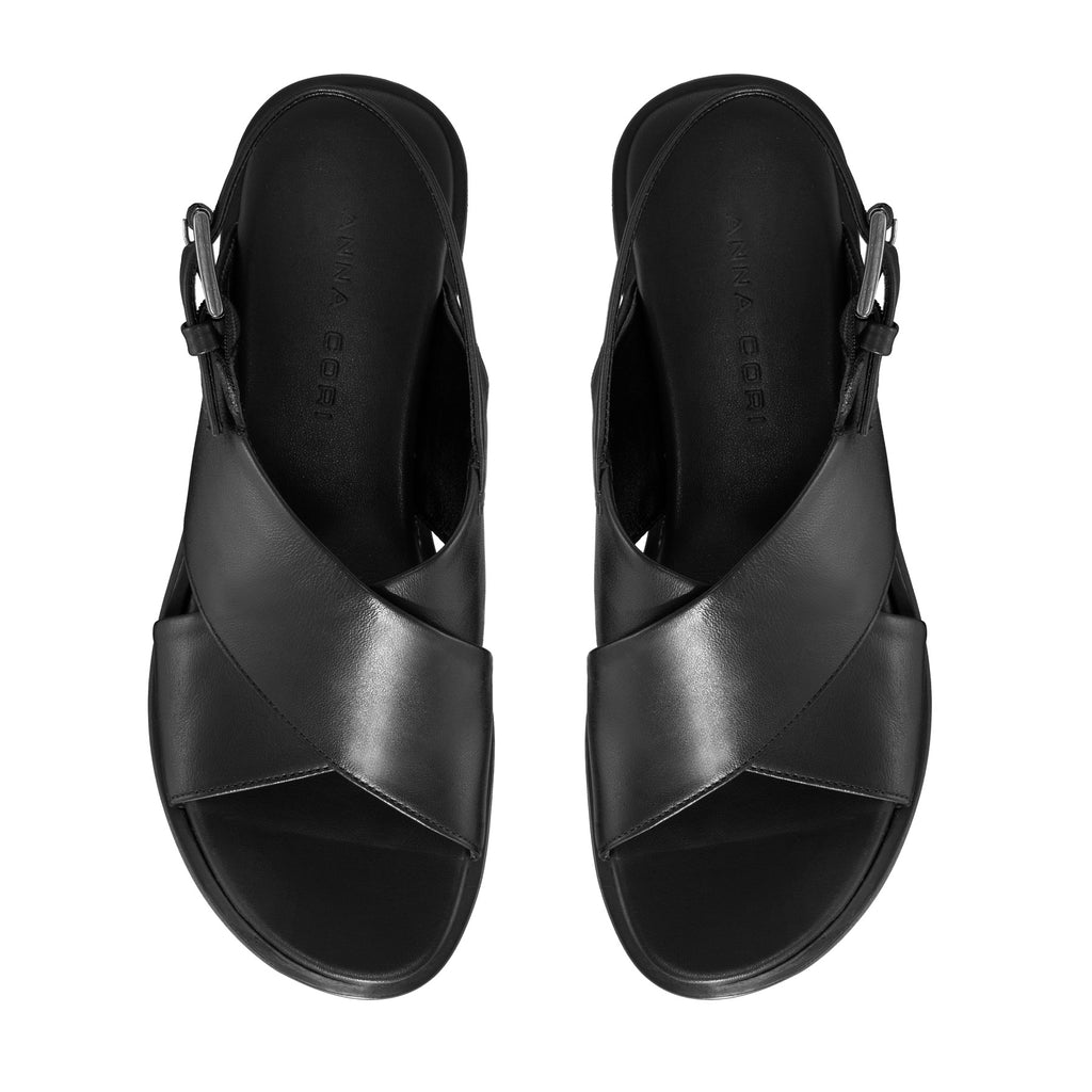 Sandale Dama 7586 Vitello Negru