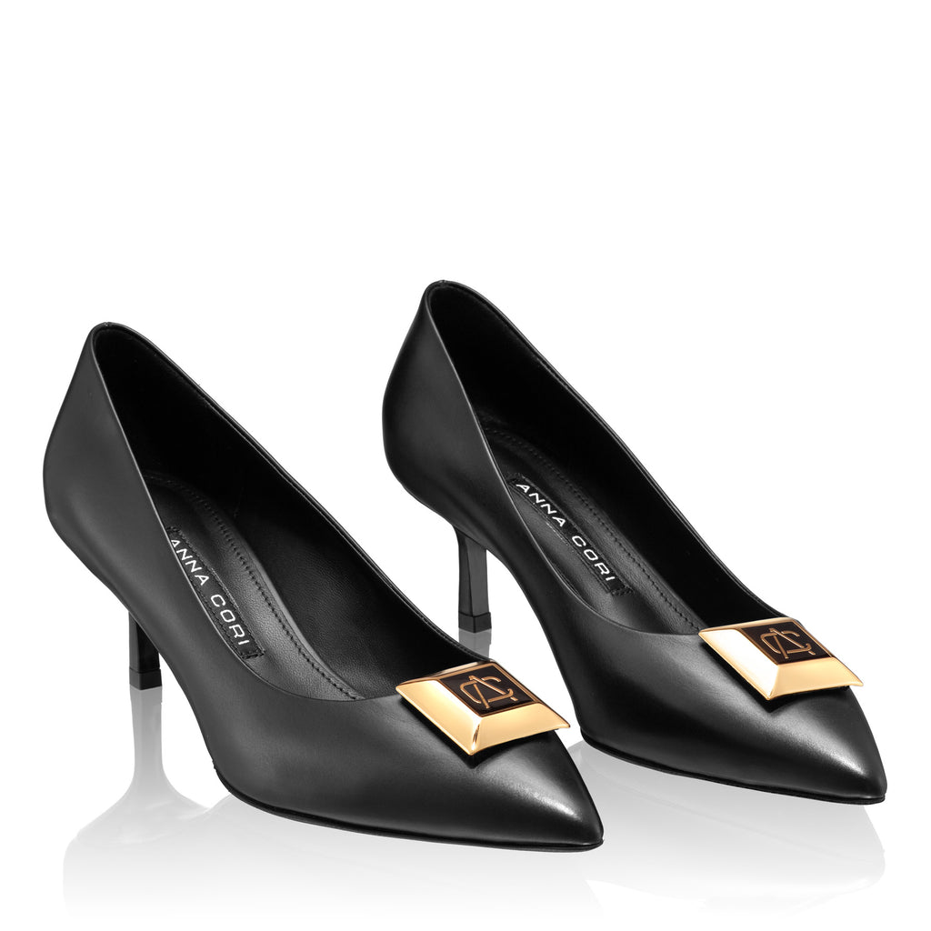 Pantofi Eleganti Dama 8069 Vitello Negru