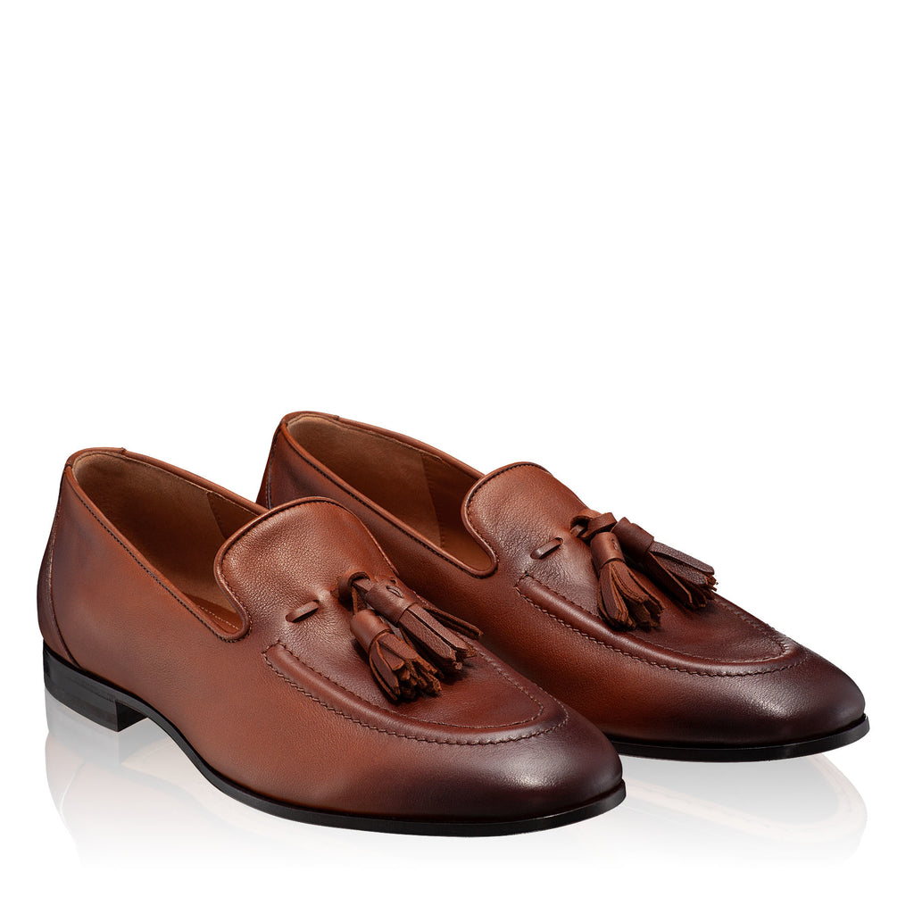 Pantofi Eleganti Barbati 7085 Vitello Cuoio