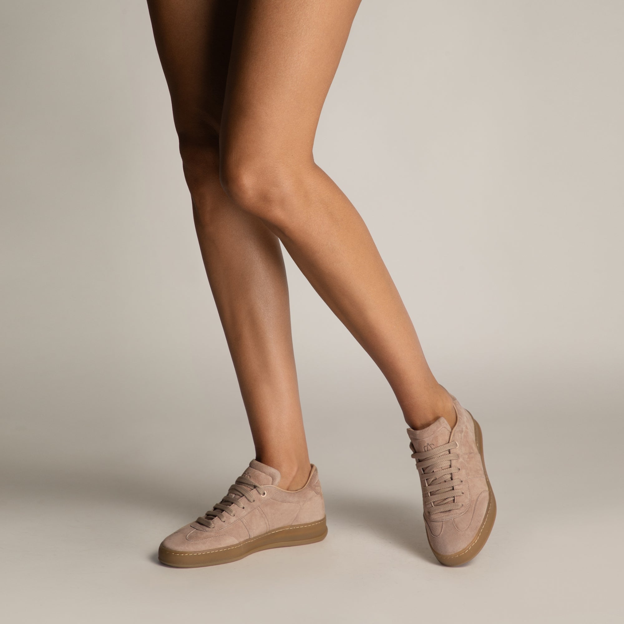 Pantofi Sport Dama 8066 Camoscio Nude