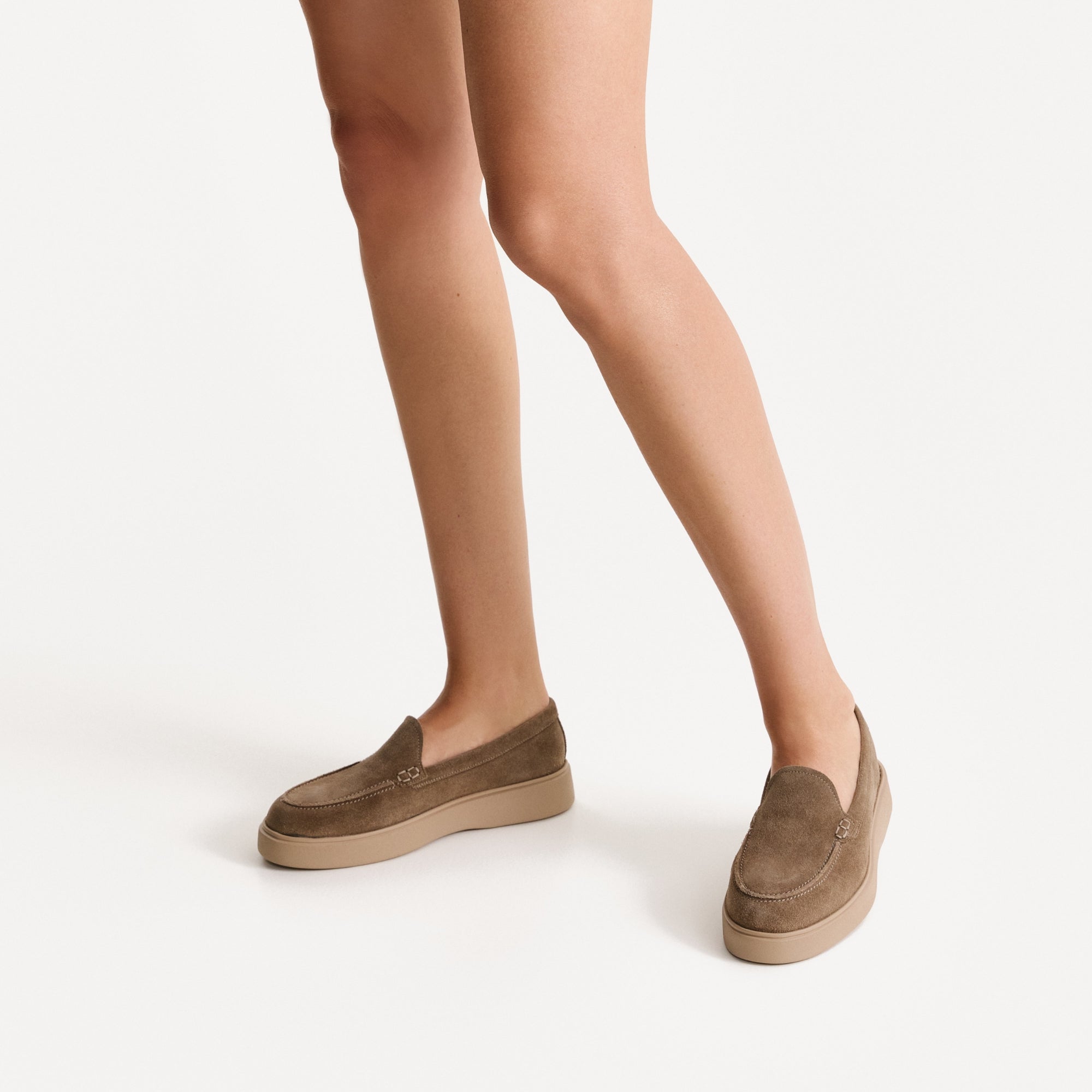 Pantofi Casual Damă 8018 Crosta Taupe