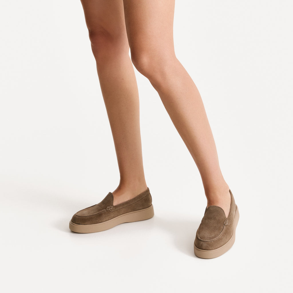 Pantofi Casual Damă 8018 Crosta Taupe