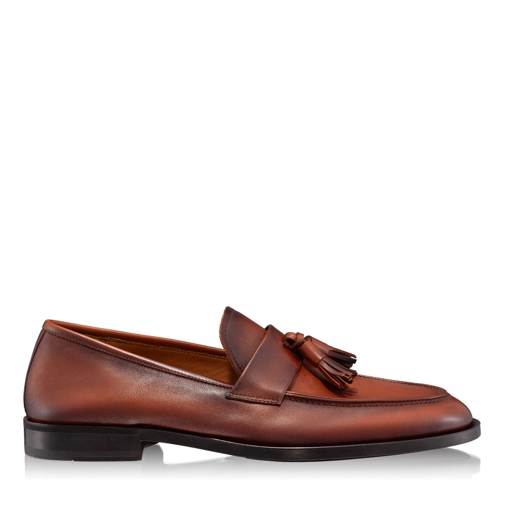 Pantofi Eleganti Barbati 7609 Vitello Cuoio