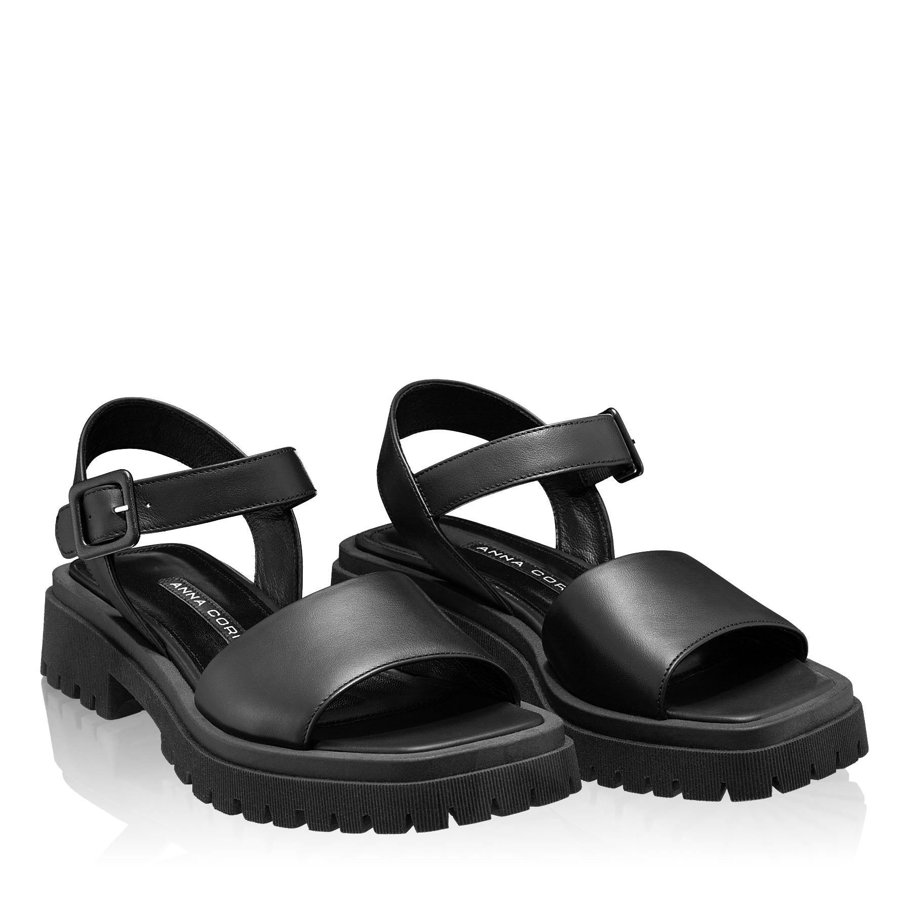 Sandale Dama 6244 Vitello Negru