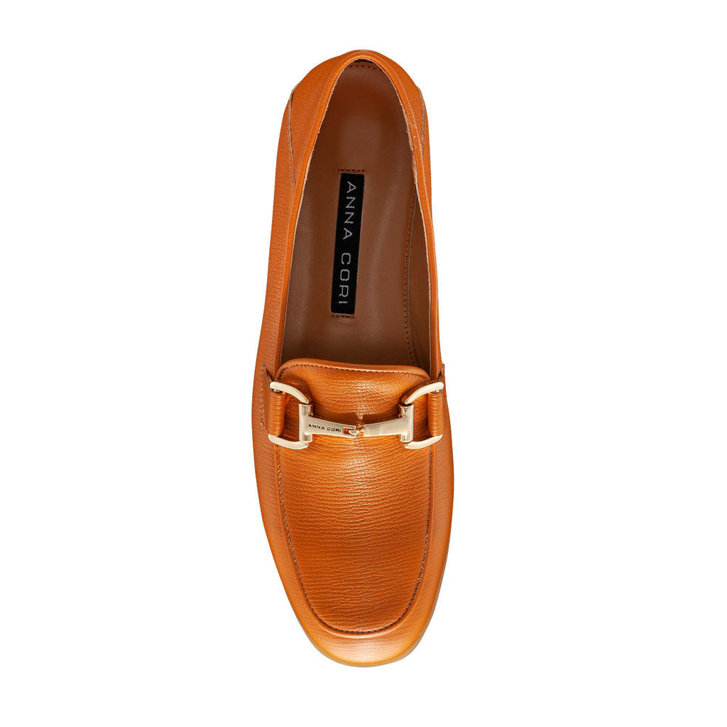 Pantofi Casual Dama 6221 Vitello Stamp Tabacco
