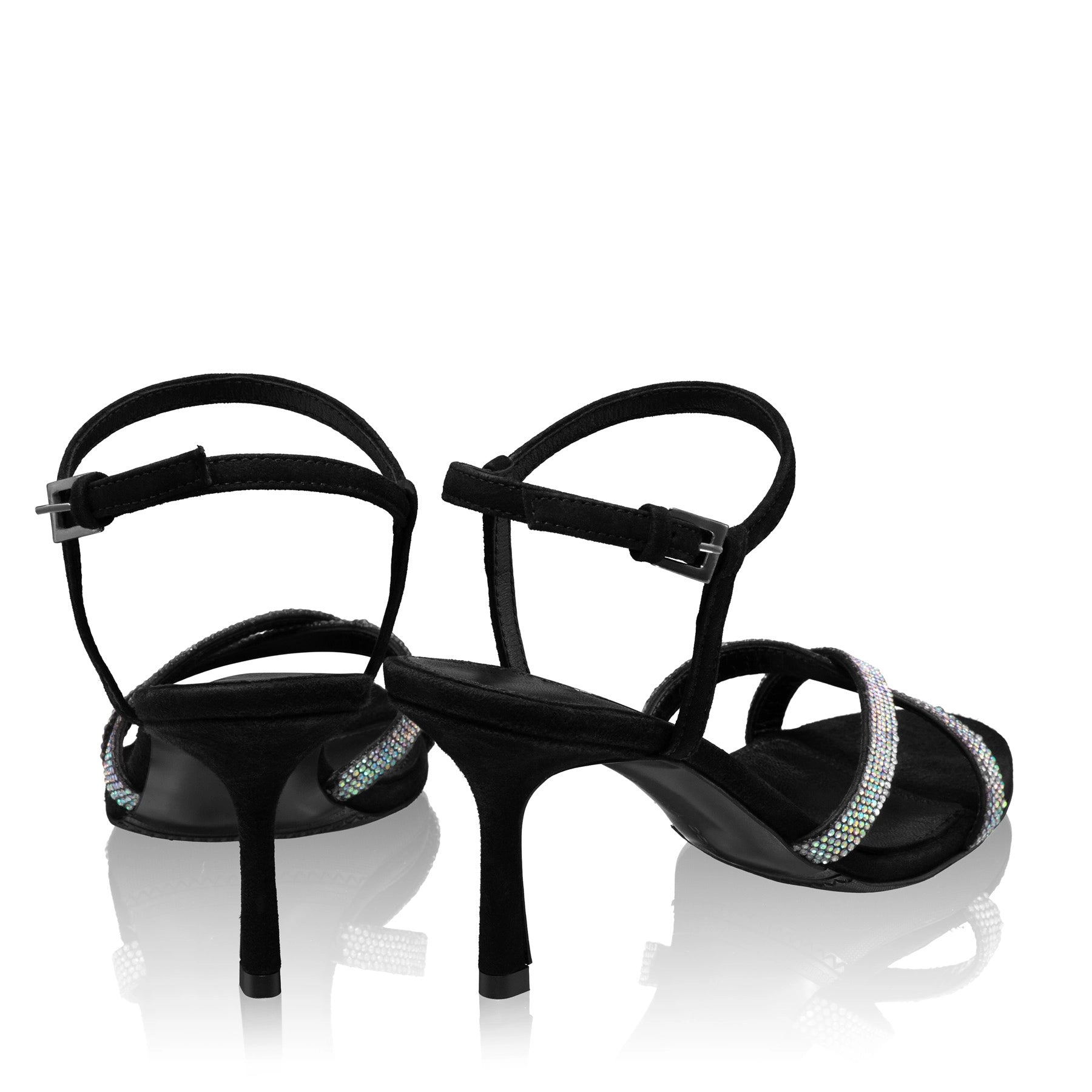 Sandale Dama 8030 Camoscio Negru