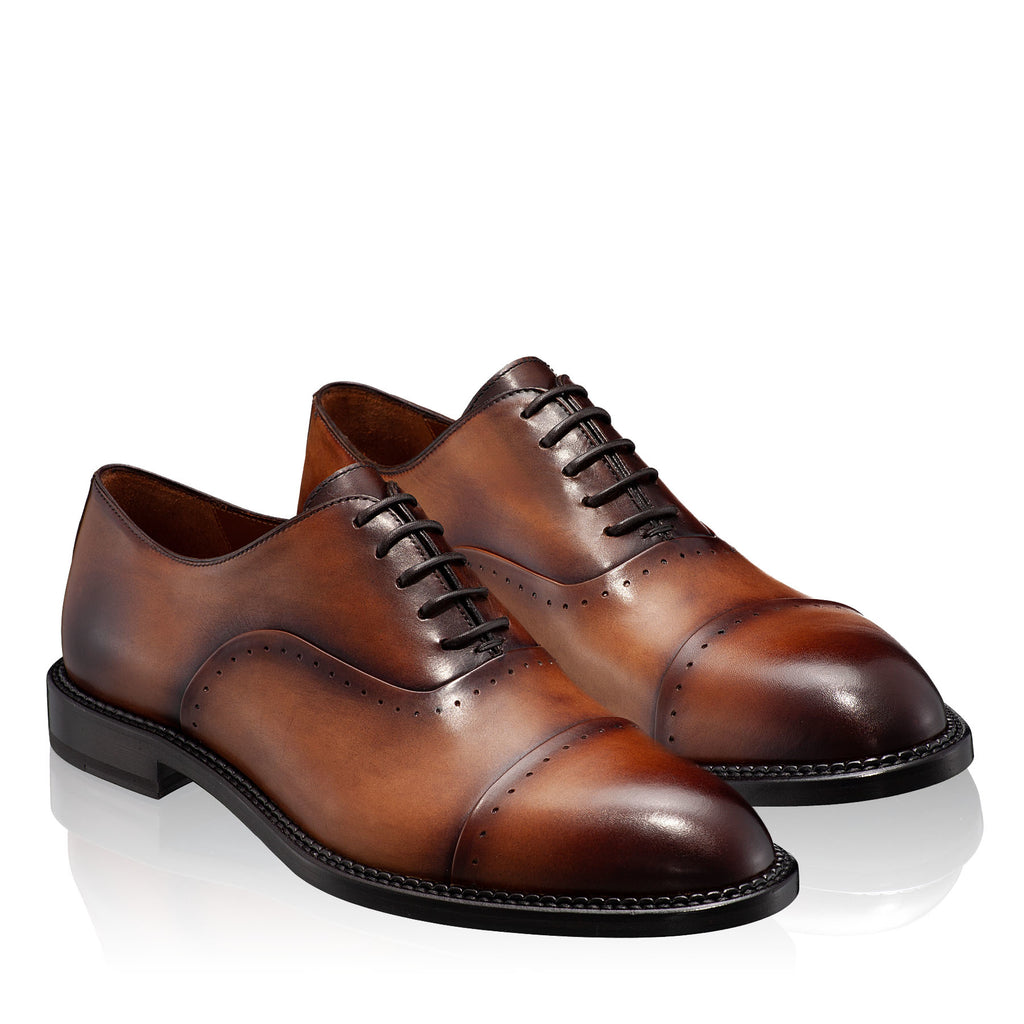 Pantofi Eleganti Barbati 7038 Vitello Maro
