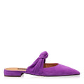 Papuci din piele Dama 5978 Camoscio Viola