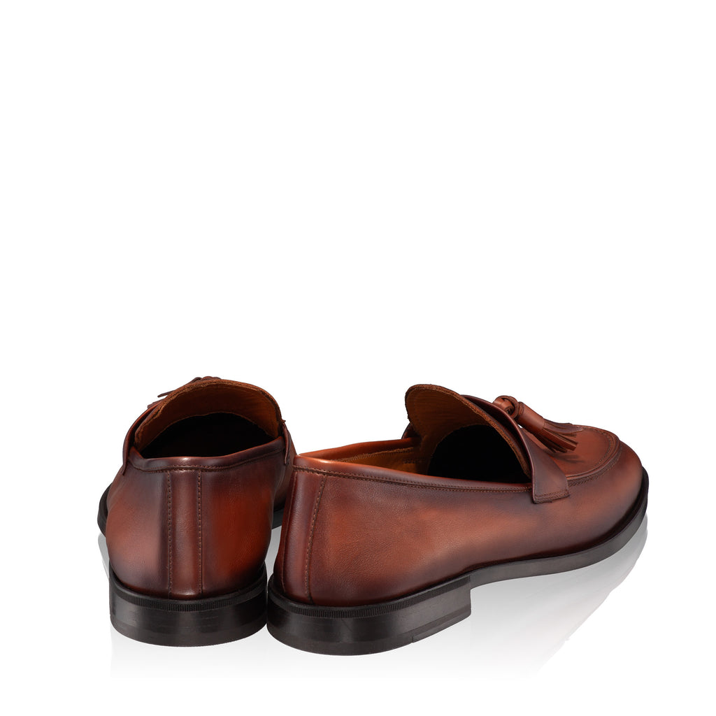 Pantofi Eleganti Barbati 7609 Vitello Cuoio