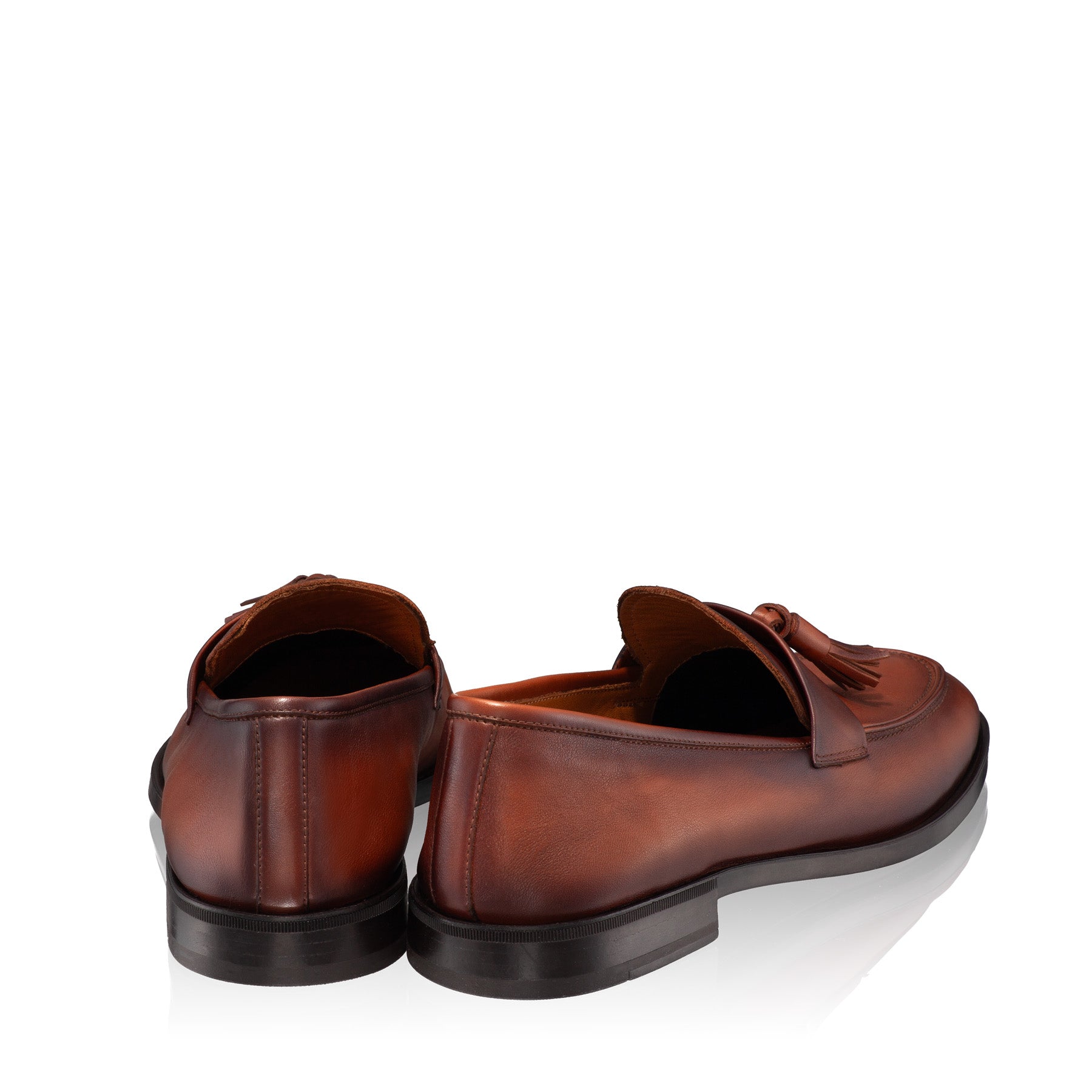 Pantofi Eleganti Barbati 7609 Vitello Cuoio