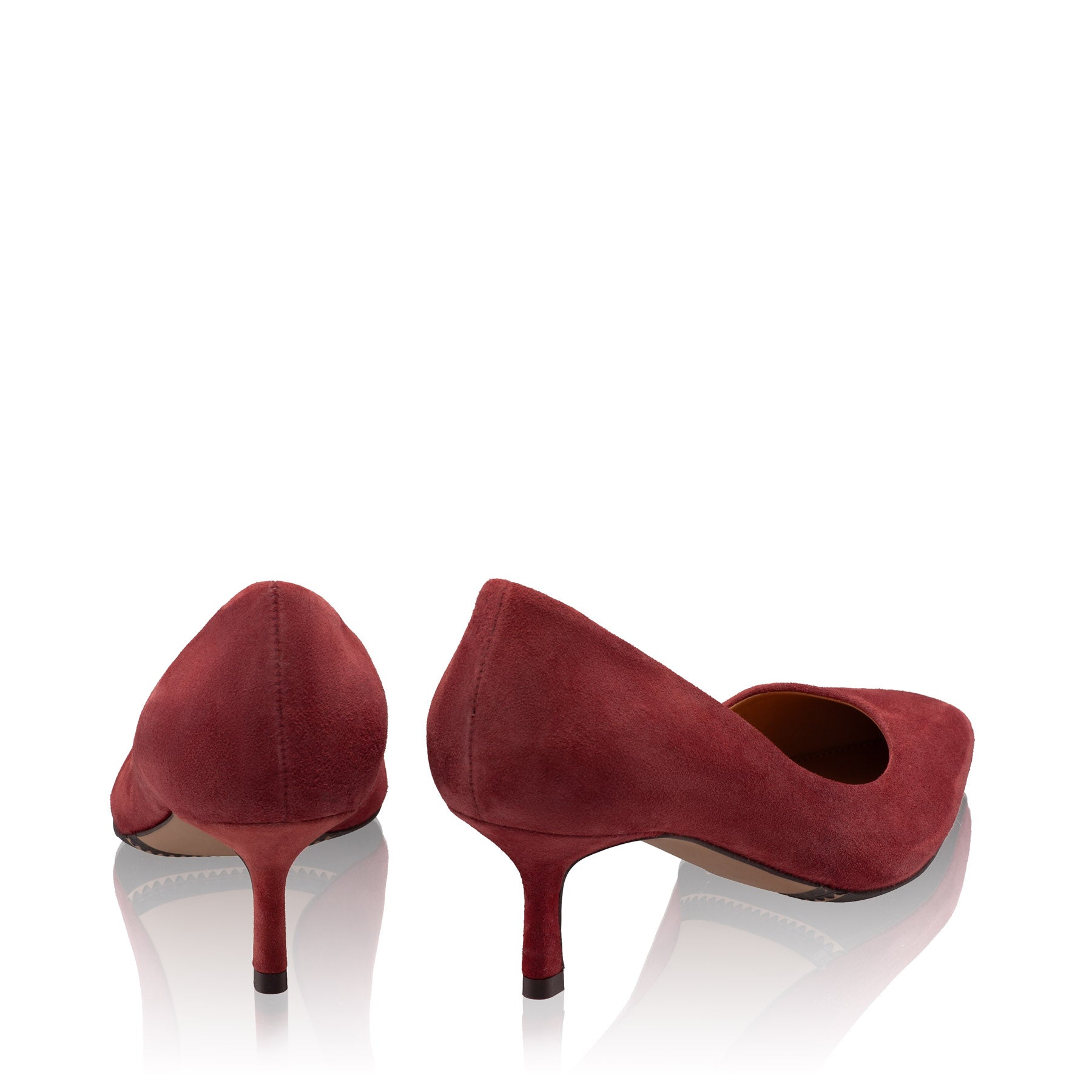 Pantofi Eleganti Dama 8087 Camoscio Bordo