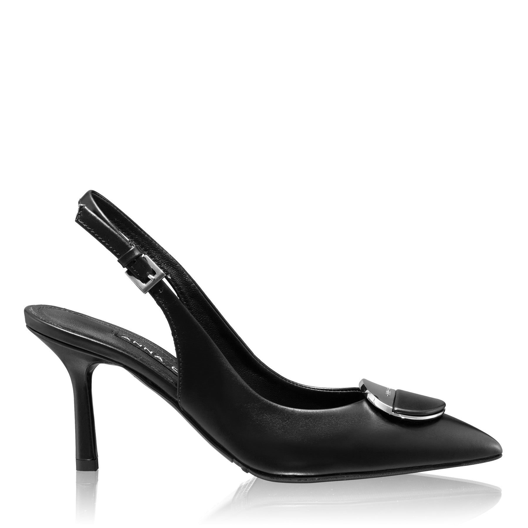 Pantofi Decupati Dama 8062 Vitello Negru