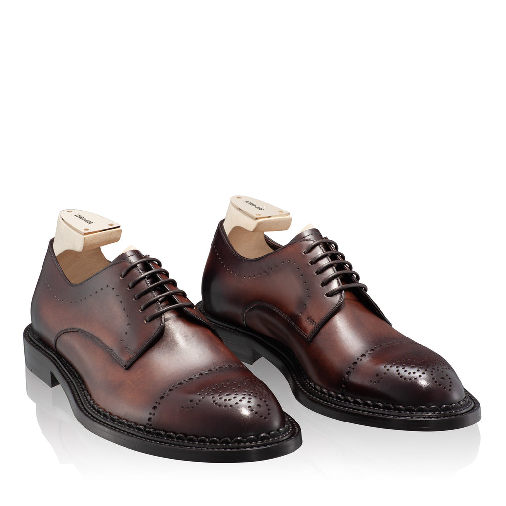 Pantofi Eleganti Barbati 7027 Vitello Maro