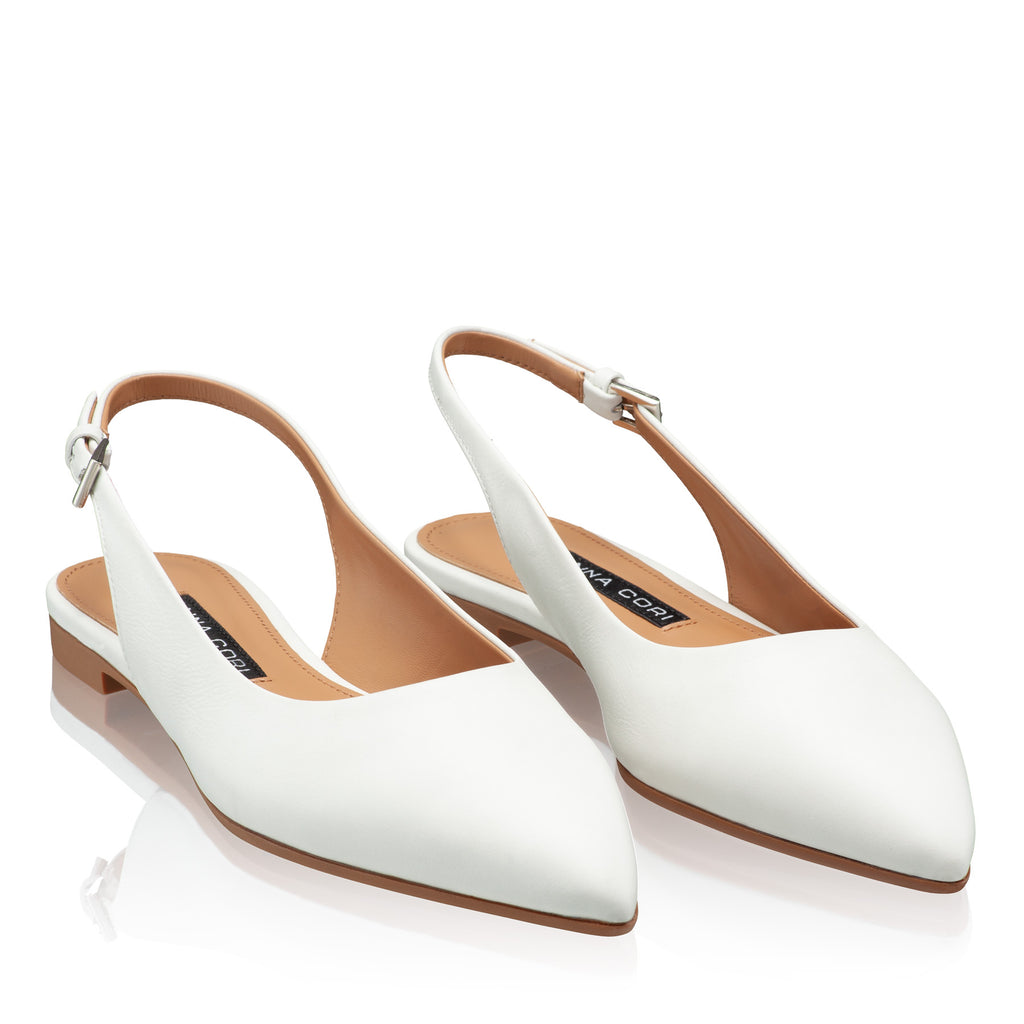 Balerini Dama 8027 Vitello Alb
