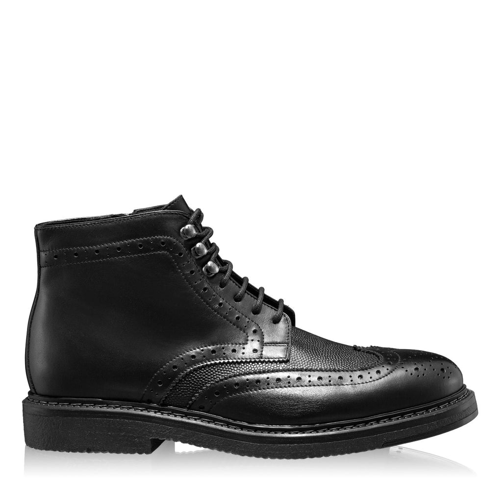 Ghete Barbati 7053 Vitello Stamp Negru